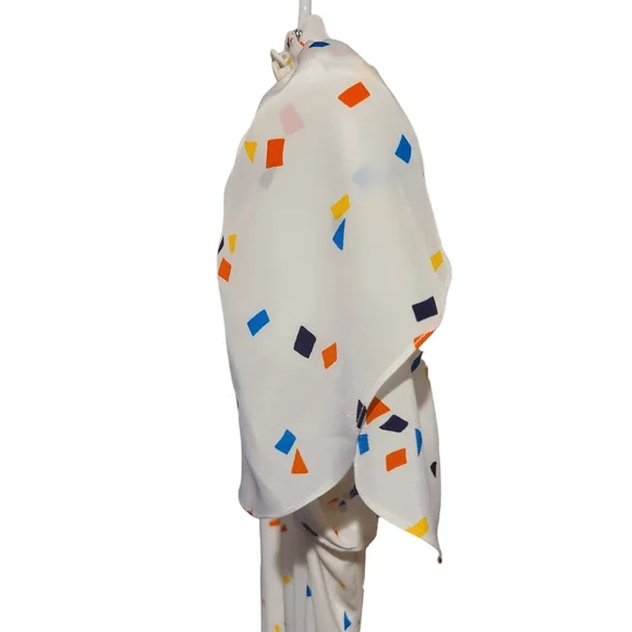 Vintage Liz Claiborne Confetti Petal Sleeve Dress - Picture 7 of 10